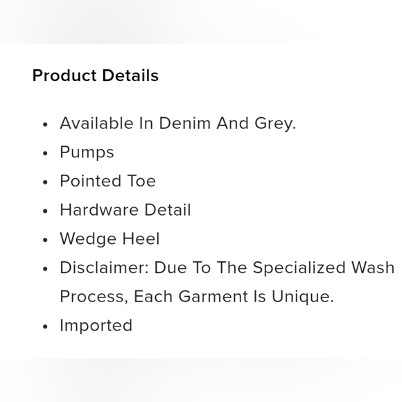 Fashion Nova Always in Check Pumps - Denim Patch, Sz: 11 - Picture 6 of 7